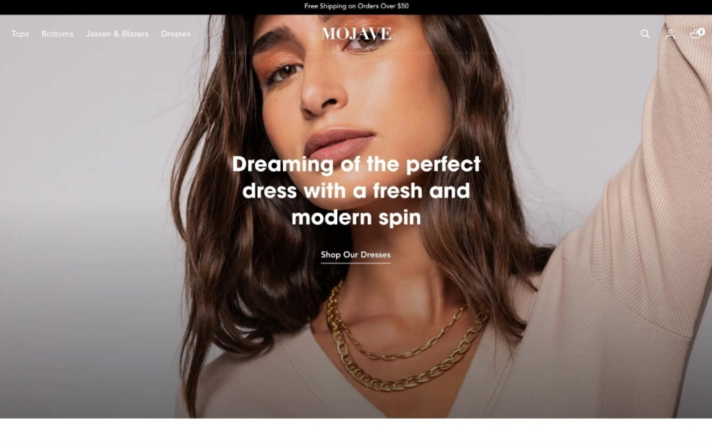 Mojave shopify theme